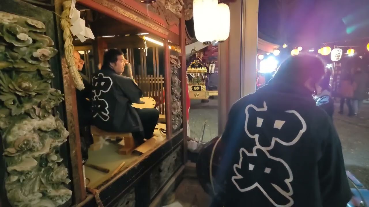 2025年12/31～2026年1/1 湯河原 素鵞神社 送り太鼓～迎え太鼓 中央区③