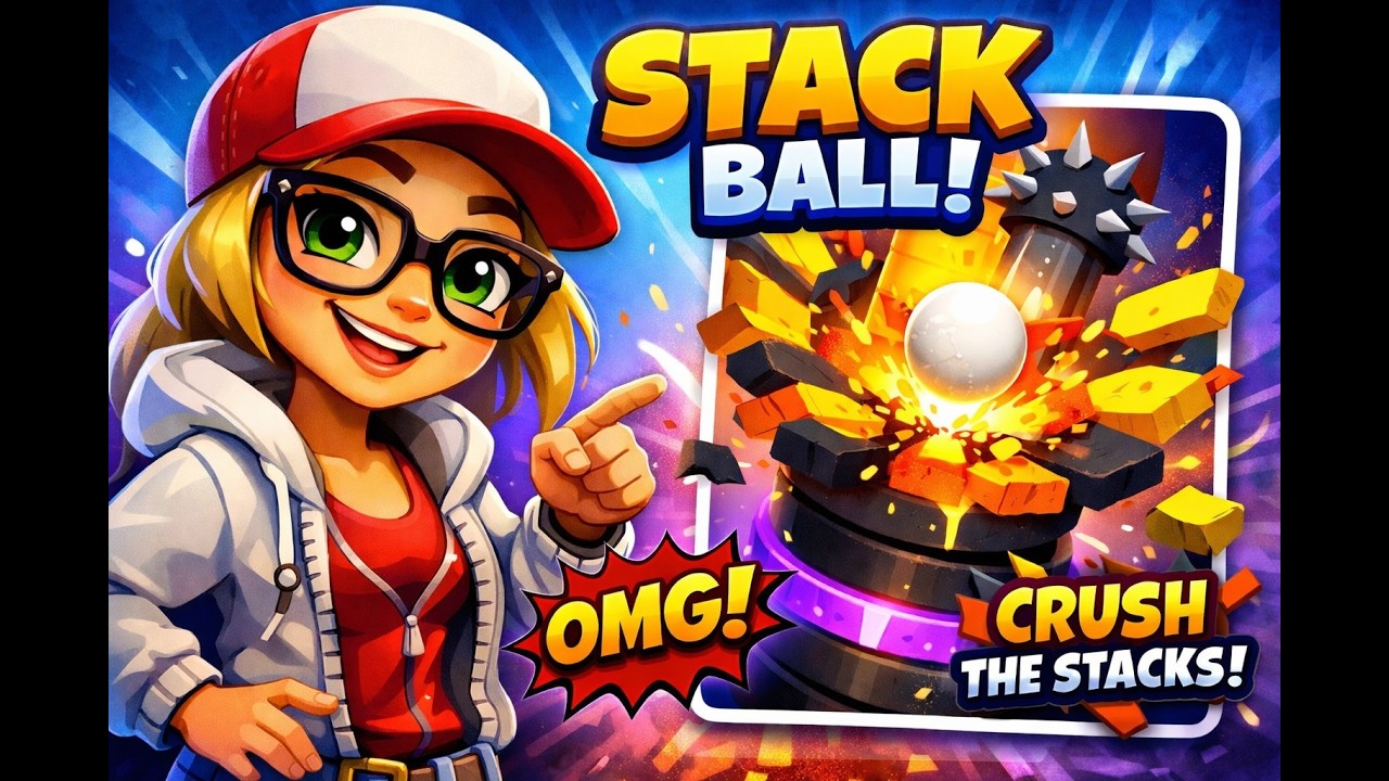 Satisfying Stack Ball part -2  #stackball #stackballgame