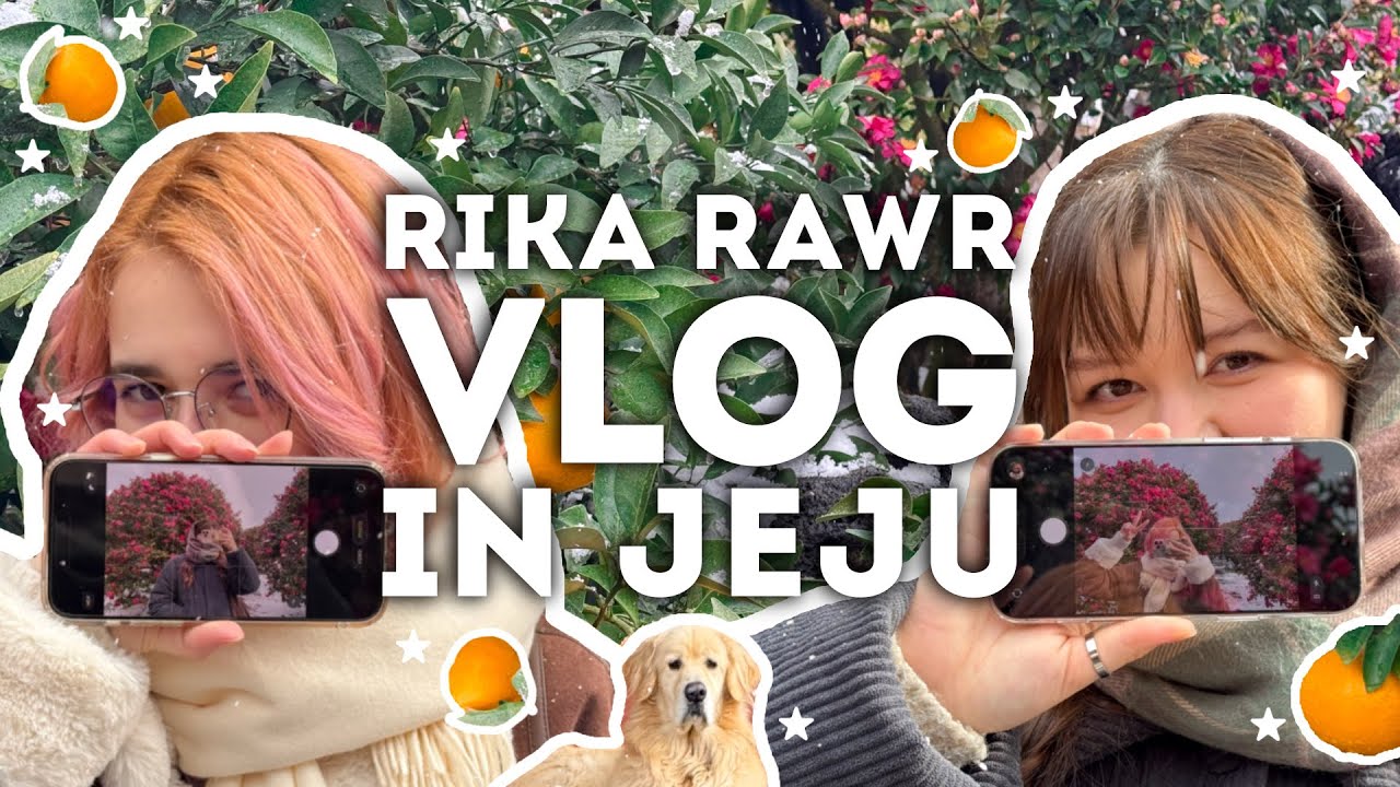 [RIKA RAWR VLOG] travel vlog: New Year Holidays in Jeju