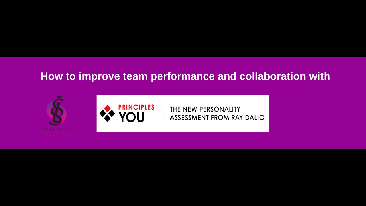 PrinciplesYou webinar - Ivana Štulić - how to use these tools for
