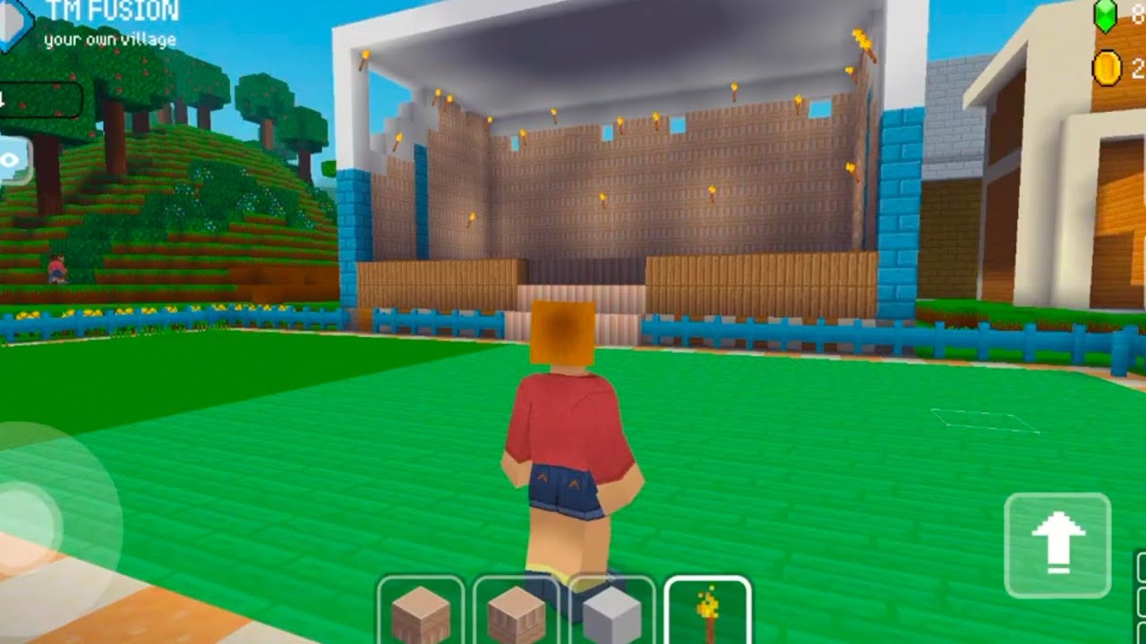 Block Crafts Playground And Stage Walls More add GamePlay Android 