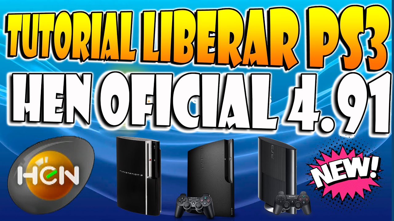 Tutorial LIBERAR Ps3 4.91 - Ps3 HEN Oficial - Cualquier MODELO de PS3 del MUNDO - SÚPER FÁCIL