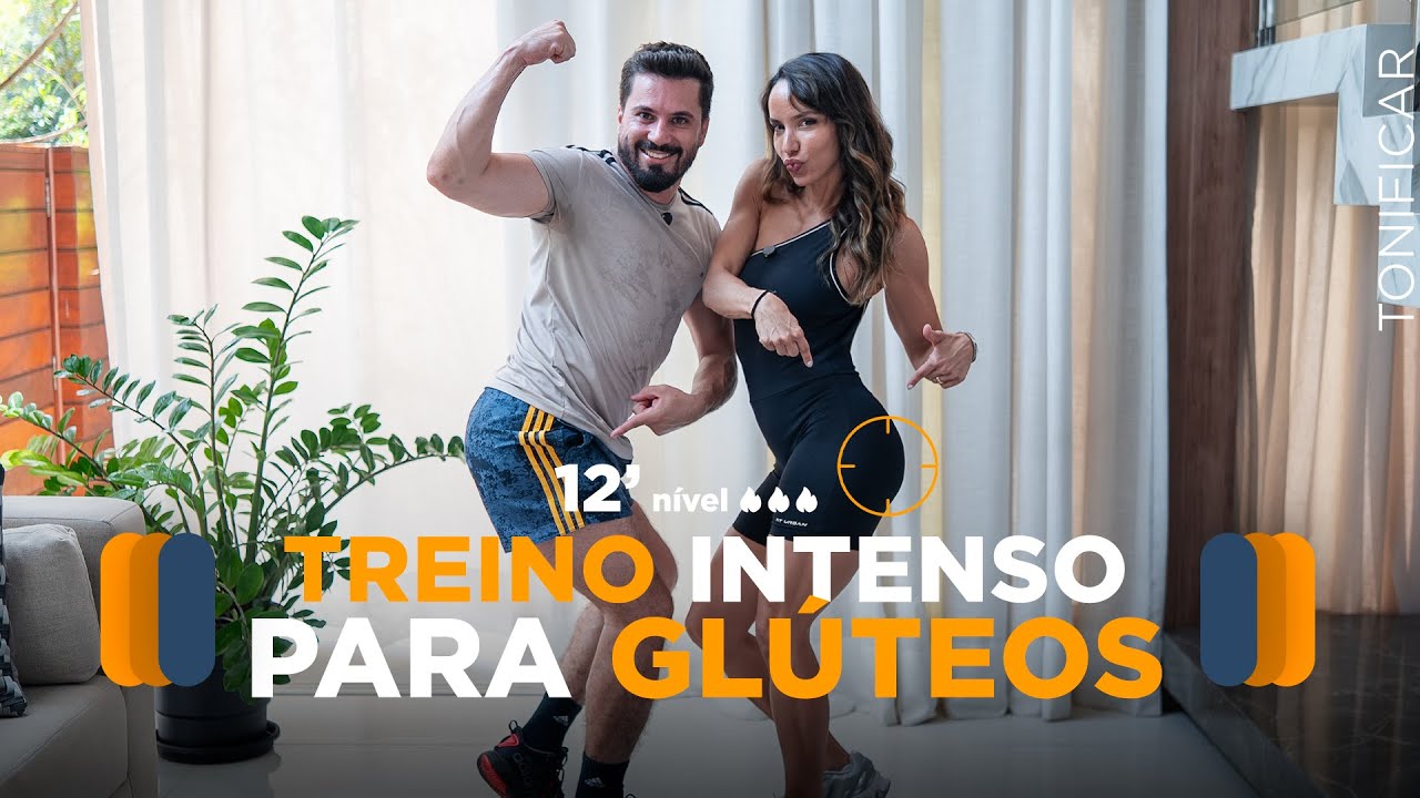 Treino pesado pra aumentar glúteos rápido em casa 🍑 - Carol Borba 