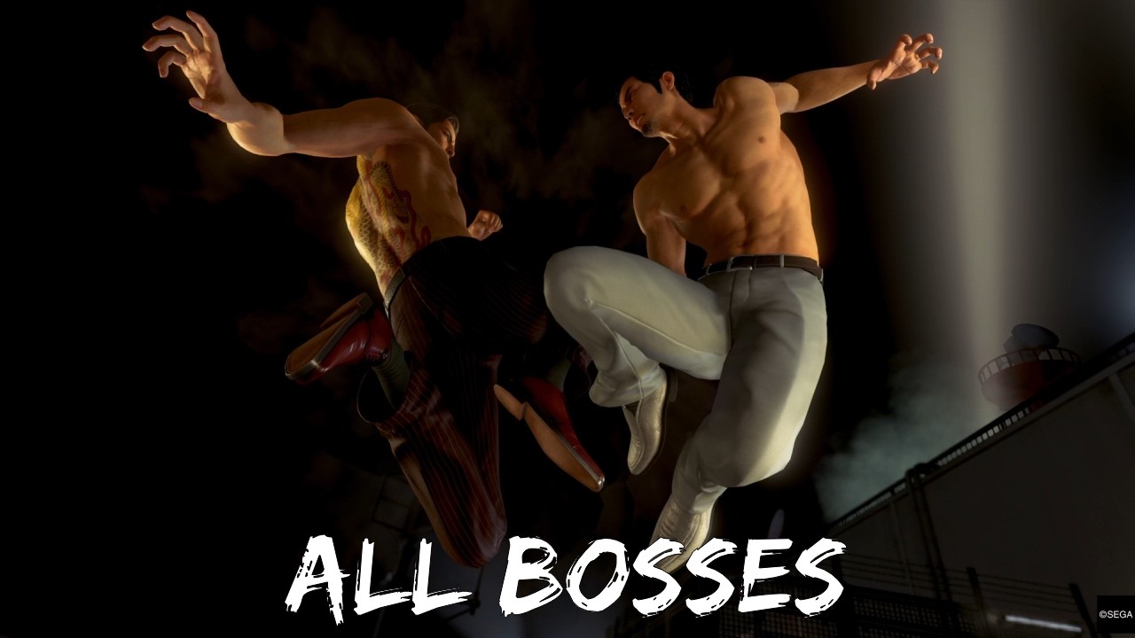 Yakuza Kiwami 3 - All Bosses