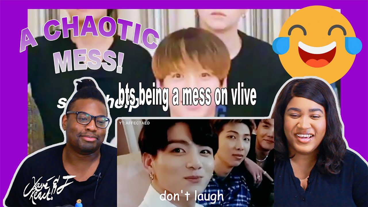 BTS being a mess on vlive| REACTION