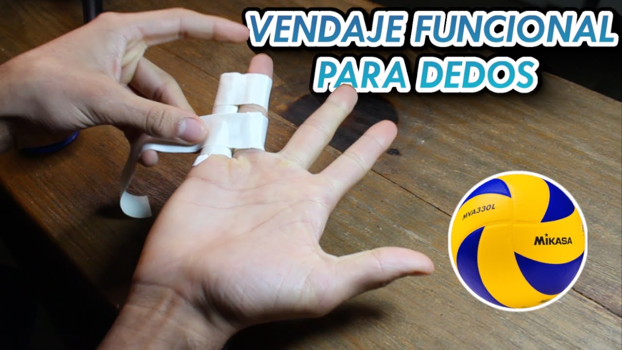 VENDAJE FUNCIONAL PARA DEDOS / TAPING / VOLEIBOL 🏐🙌