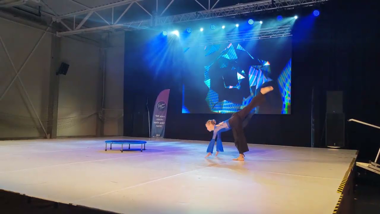 Donaldgym Ludanice Majstrovstvá Európy Šiófok- open sólo Saška Grmanová - Trampolína 3.miesto