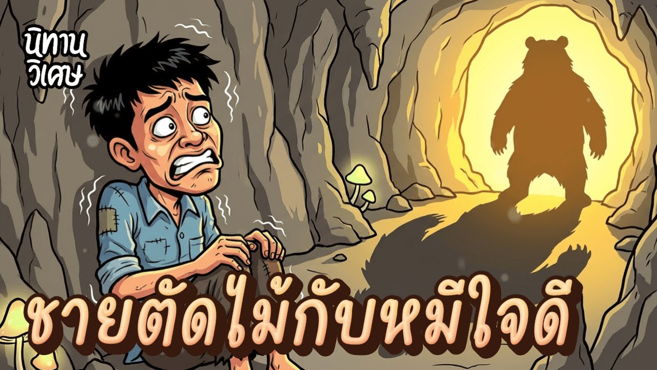 ชายตัดไม้กับหมีใจดี | EP.13 นิทานวิเศษ #นิทานพื้นบ้าน #นิทานก่อนนอน #นิทานสอนใจ