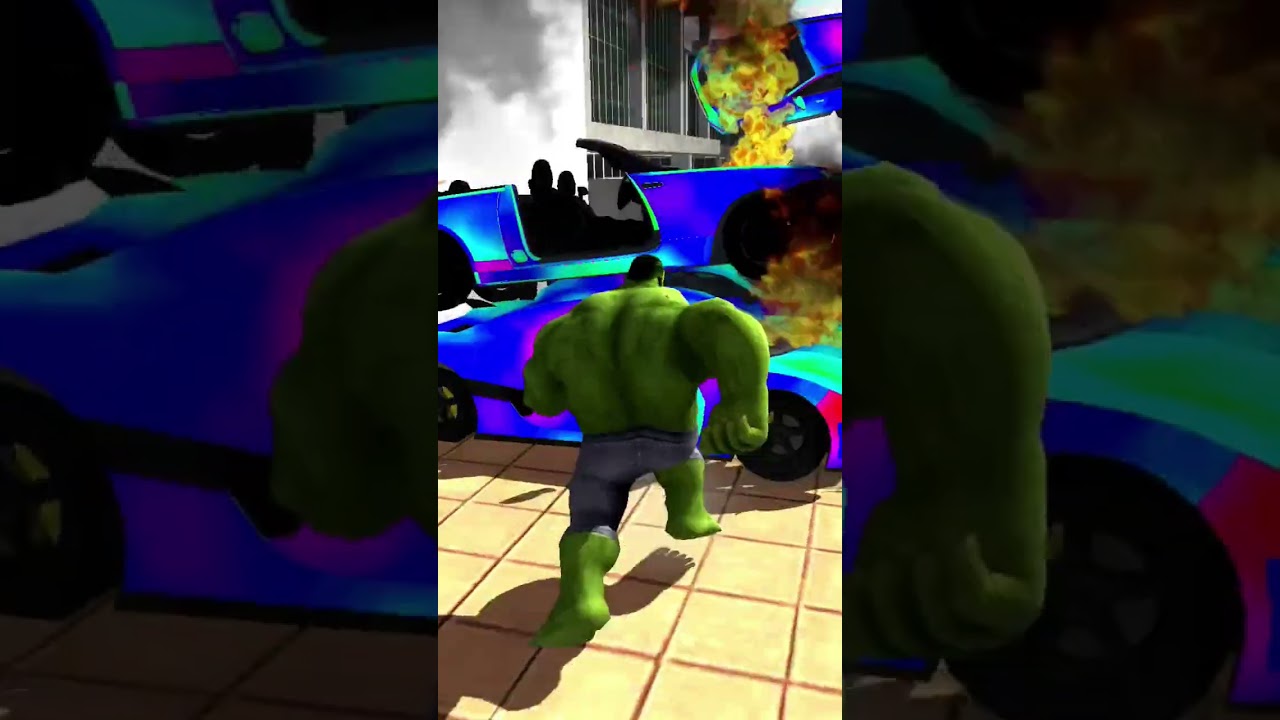 colour change car blast hulk indian bike driving 3d
