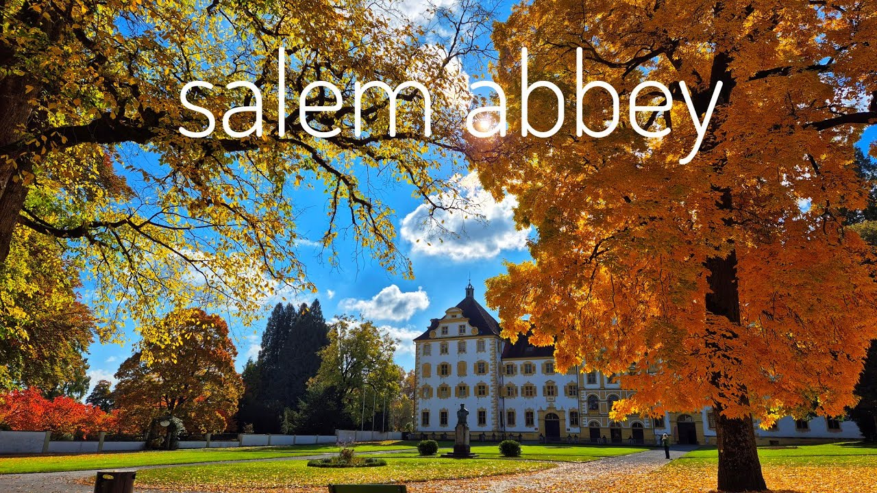 Golden Autumn Walk at Salem Abbey | No Talking, Just Nature