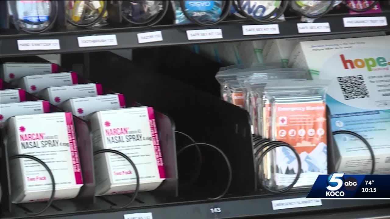 New vending machine in Stillwater offers free health and hygiene essentials