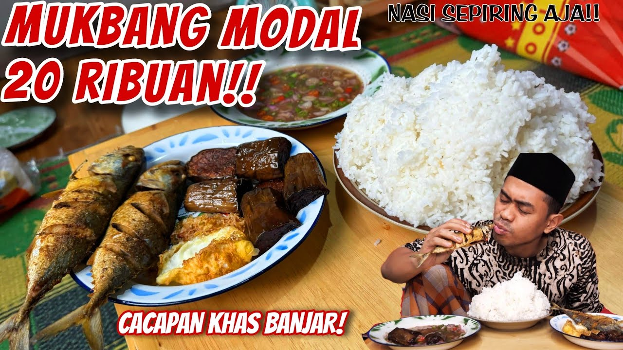 ANAKKOSAN MUKBANG NASI SEMEJIKOM DAN IKAN KEMBUNG CACAPAN!!