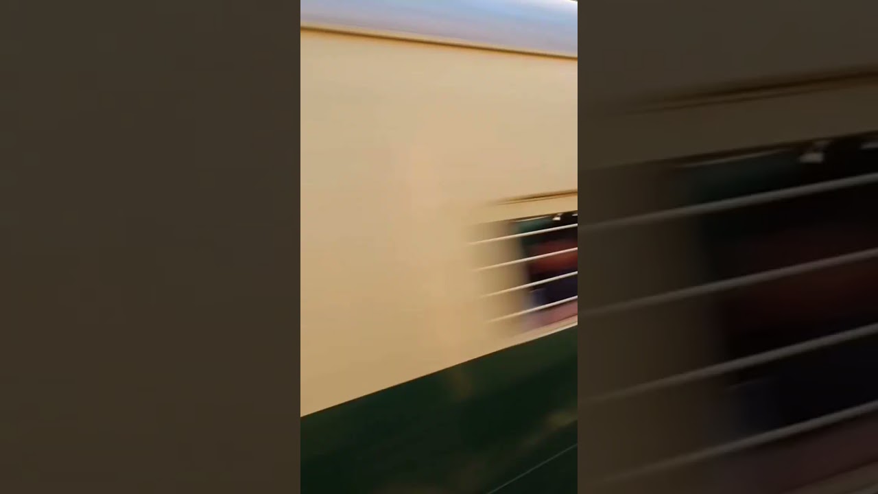 Very High Speed Circar express overtakes a Local train.....
