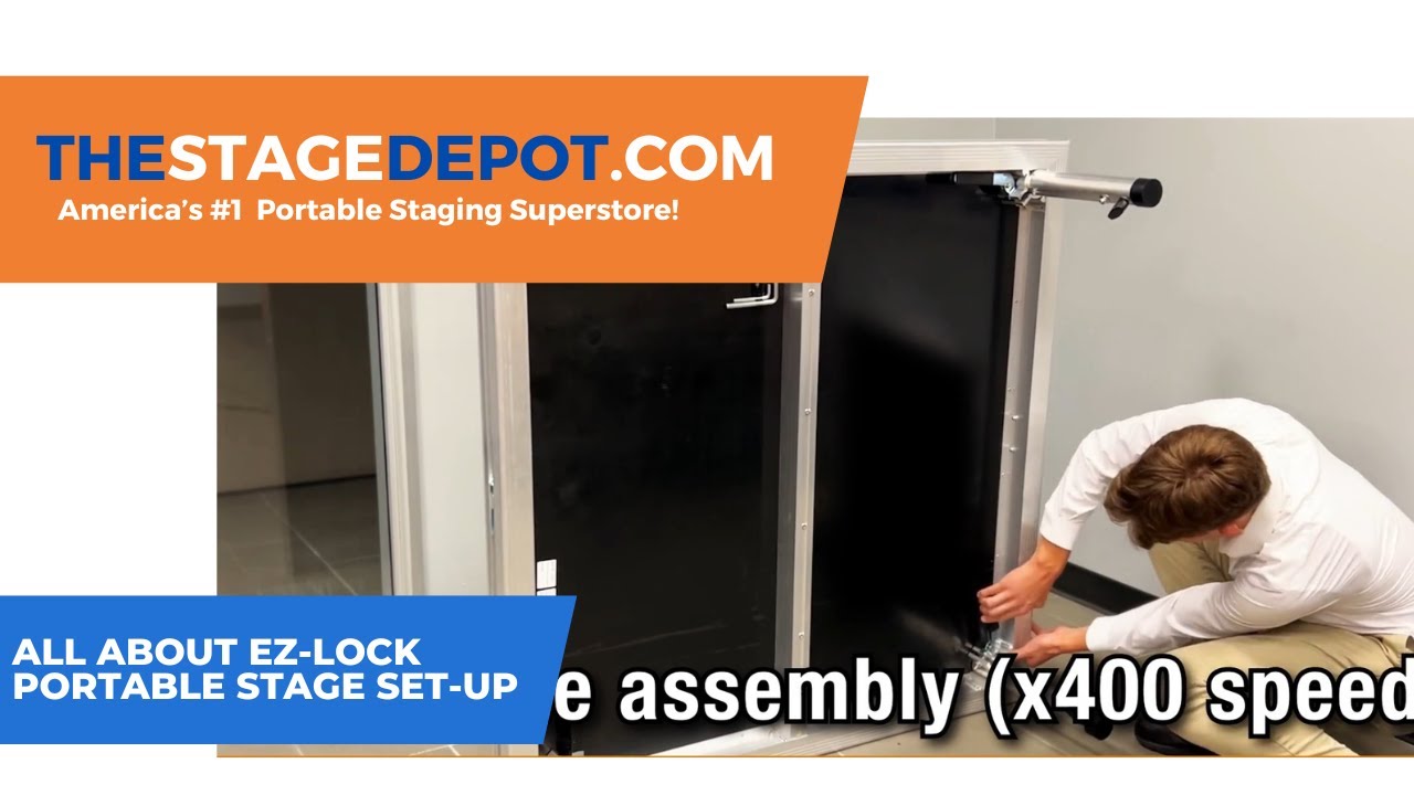 All About Ez-Lock Portable Stages from www.thestagedepot.com