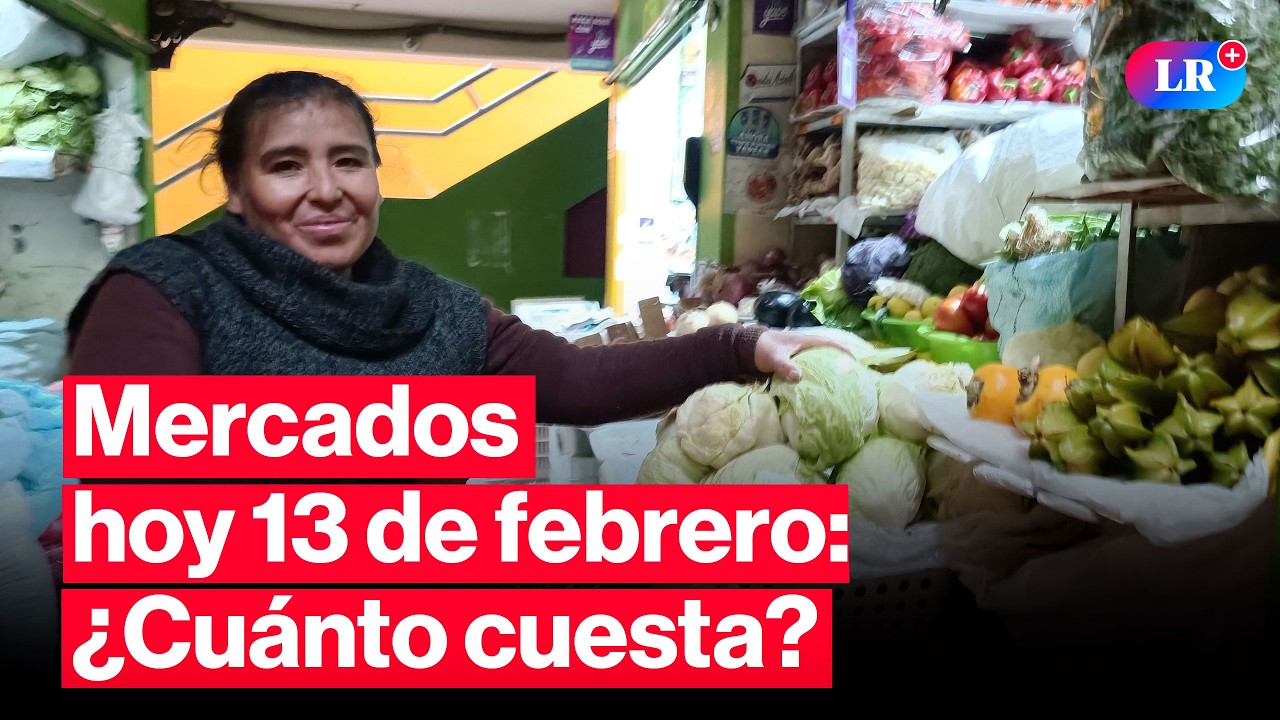 🔴¿CUÁNTO CUESTA? Precios en MERCADOS: pollo, papa y otros HOY 13 de febrero Perú | #EnVivoLR