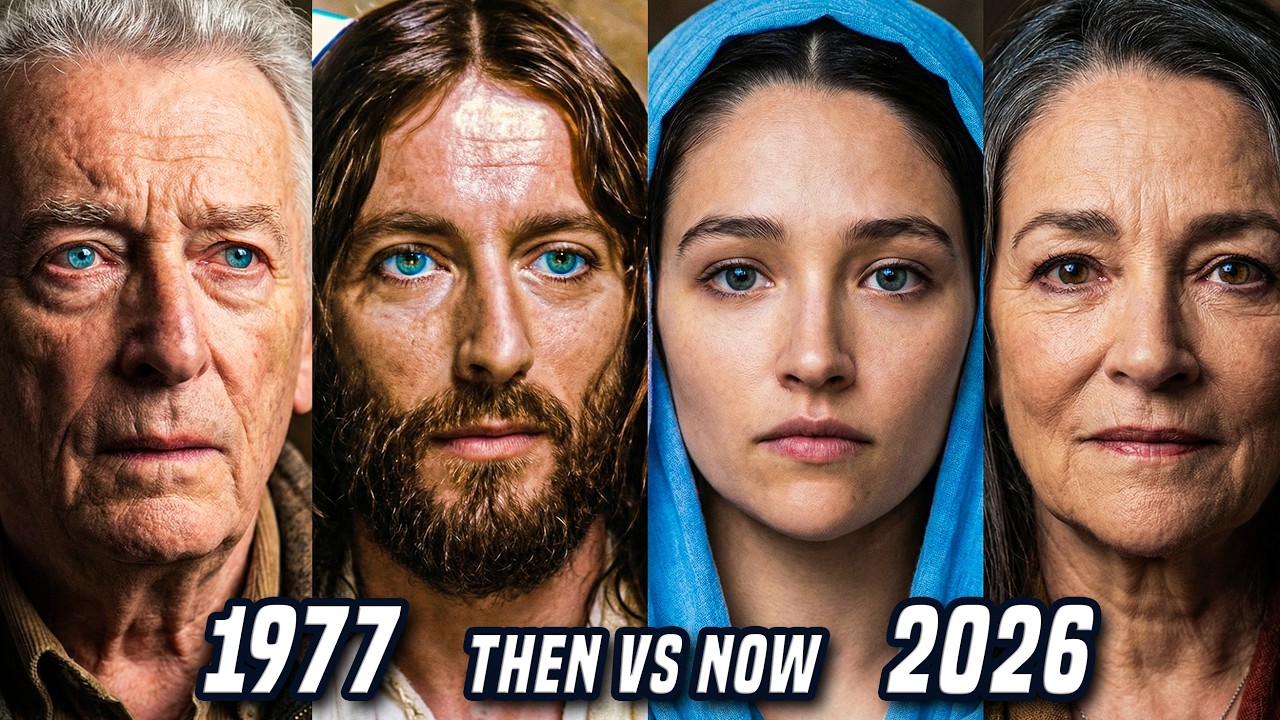 Jesus of Nazareth (1977) 🕊️ Robert Powell, Olivia Hussey & Cast ✨ Then vs Now 2026