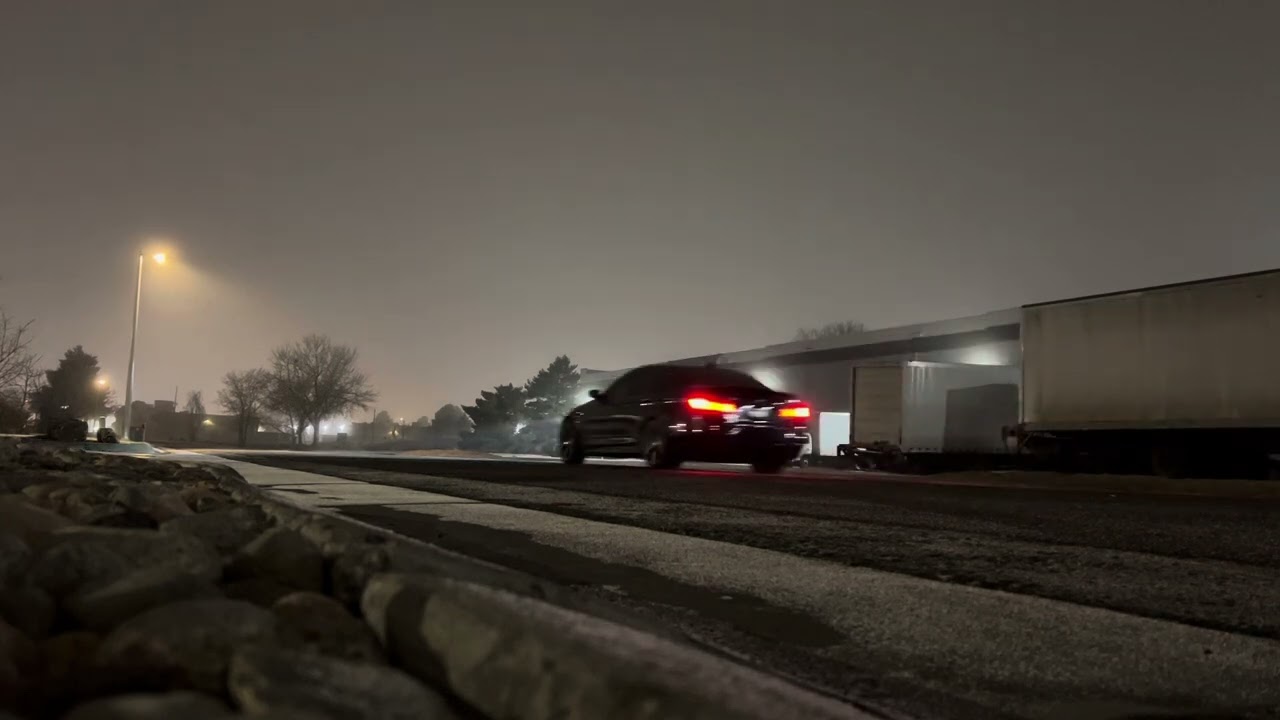 BMW M5 F10 borla muffler delete fly-by