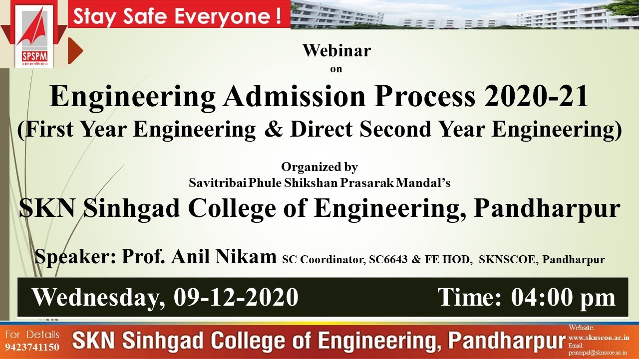 Engineering Admission Process 2020-21