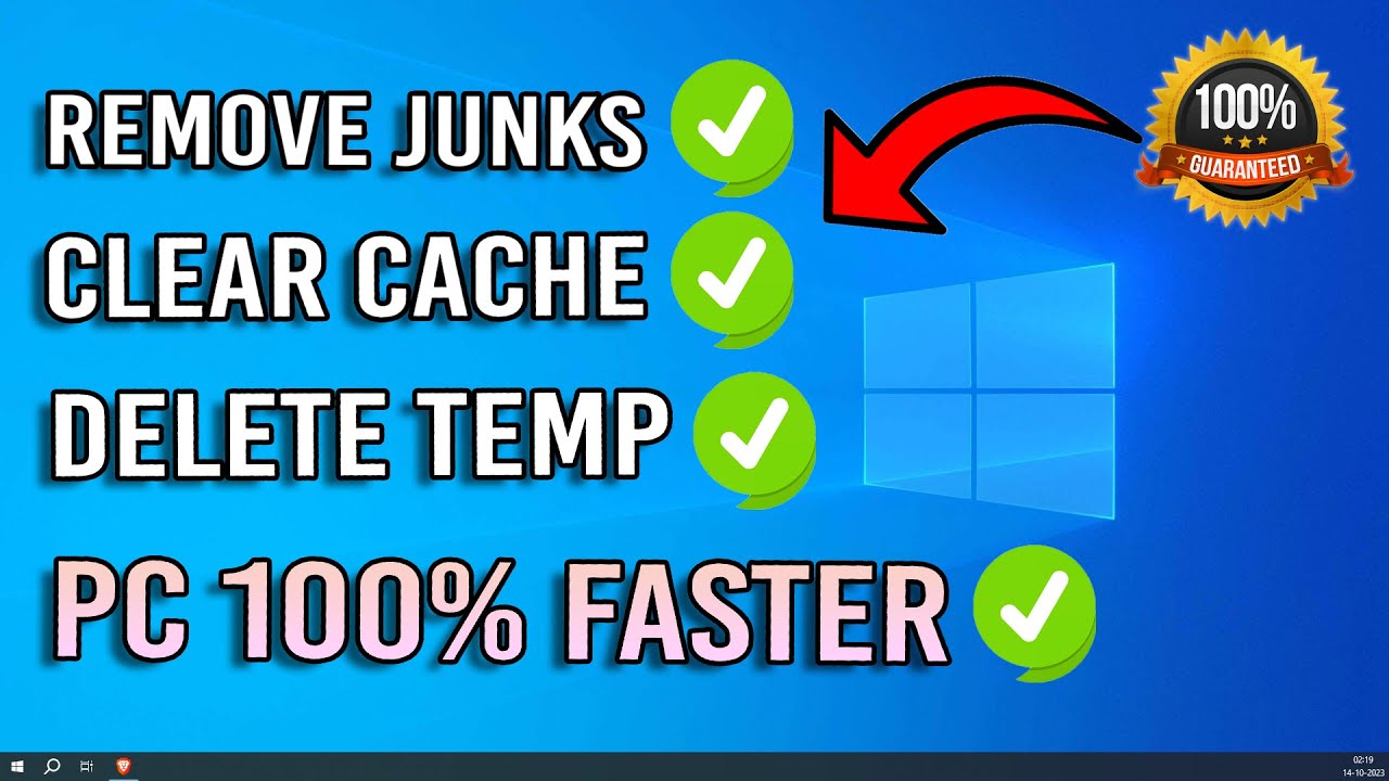 Clear ALL CACHE & JUNK From Windows 10 & 11 - Easiest Way (100% Solution)