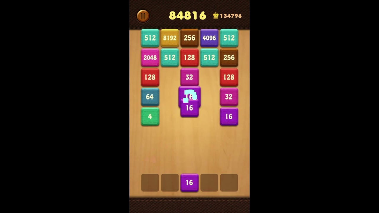 Shoot n Merge(슛앤머지) 2048! 최고점수 143420 플레이