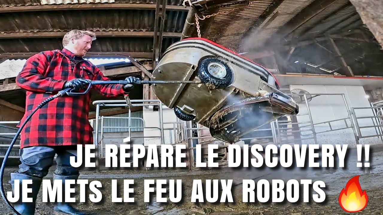 LE FEU AUX ROBOTS DE TRAITE ET RÉNOV ASPI-BOUSE !