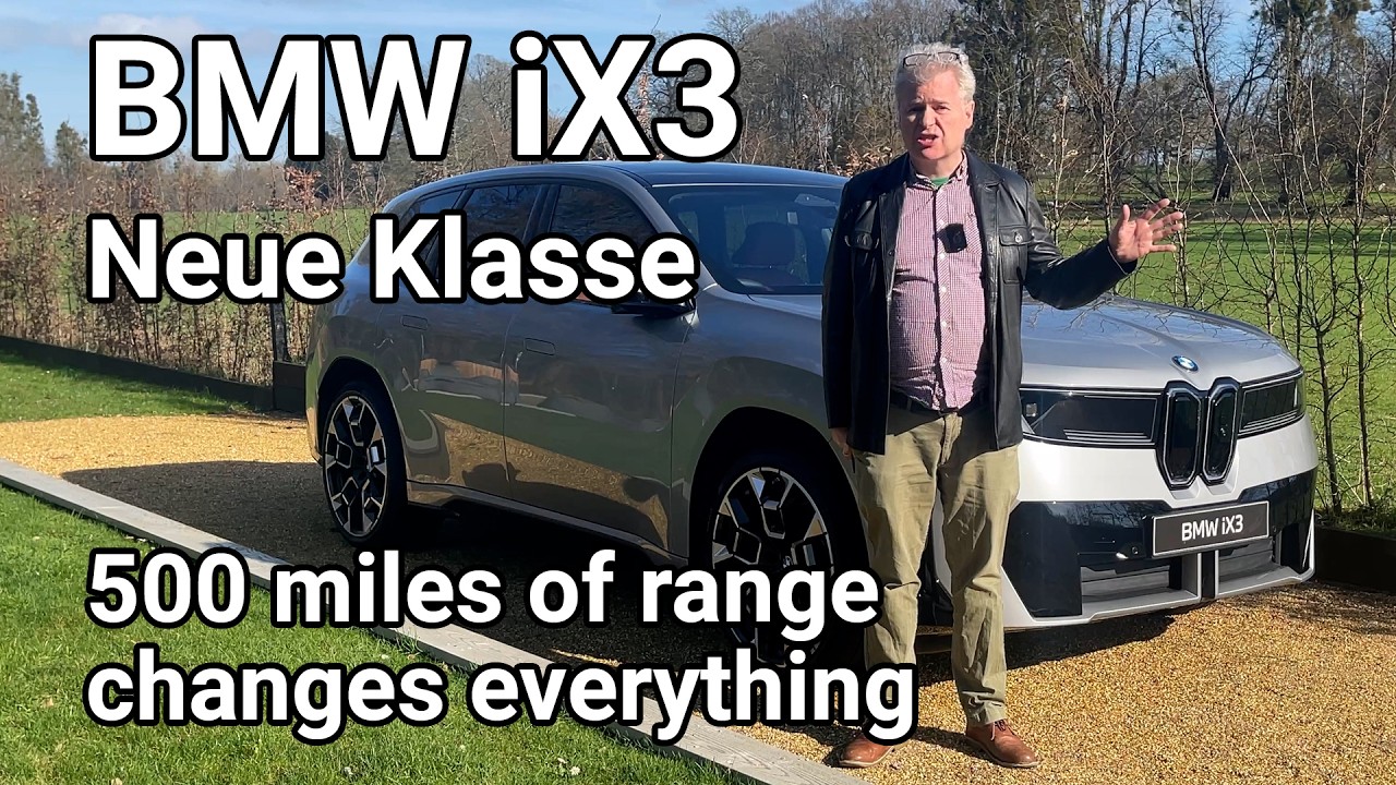 Обзор BMW iX3 2026: запас хода в 500 миль — это революционное достижение для электромобилей | Whi...