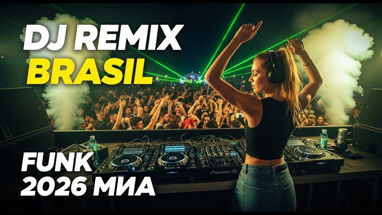 Brazil Funk Remix 2026 🇧🇷🔥 DJ Party Live with Huge Crowd