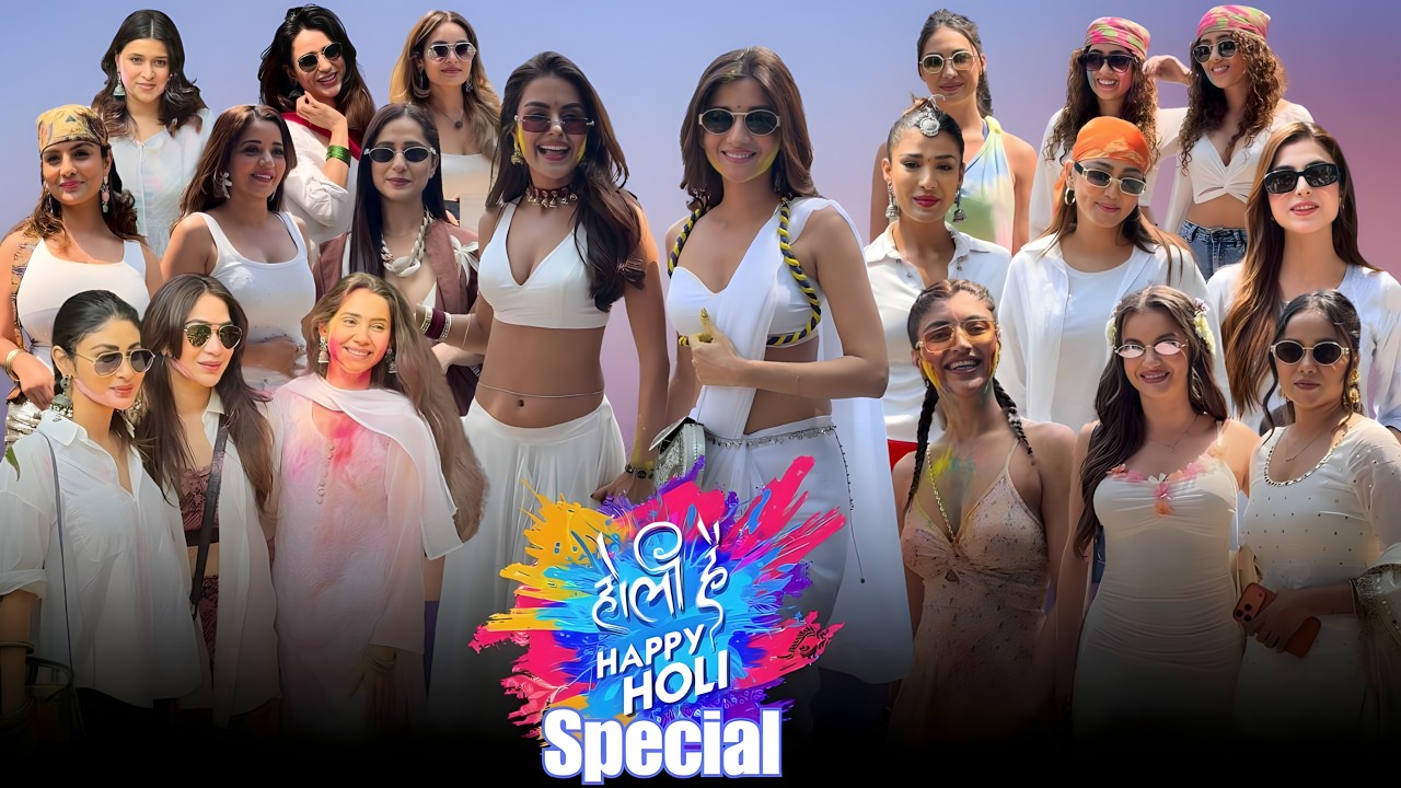 Celebrity Holi Moments | Mouni Roy,Priyanka Chahar,Zara Khan, Akanksha Puri,Manisha Rani,Monalisa