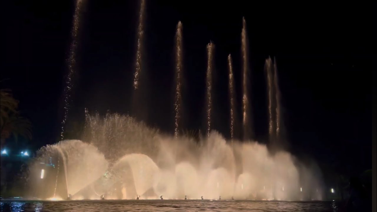 8:10-9pm Showings at Fanfare Fountains (August 2025)