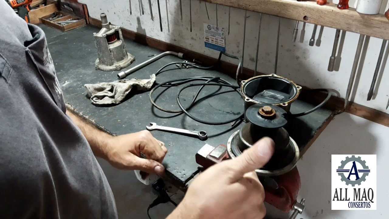 Bomba Submersa Anauger (BOMBA SAPO)sem força para jogar água.( TROCA DE VENTOSA)#3