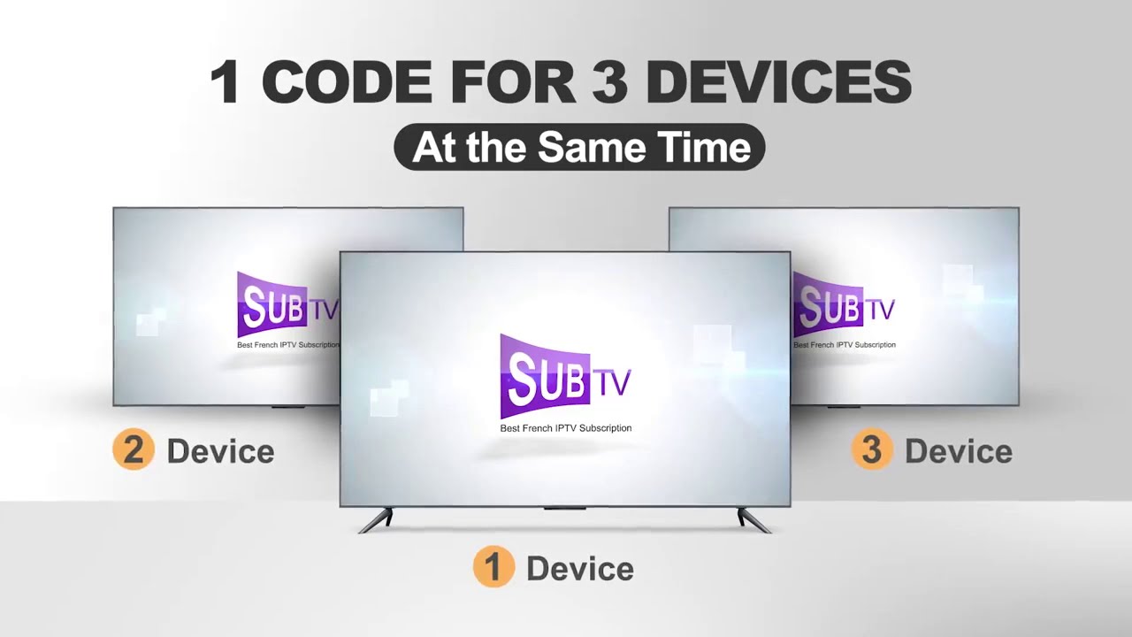 New SUBTV Come with 3 Connection on same time Full EPG And replay more than 40000+VOD