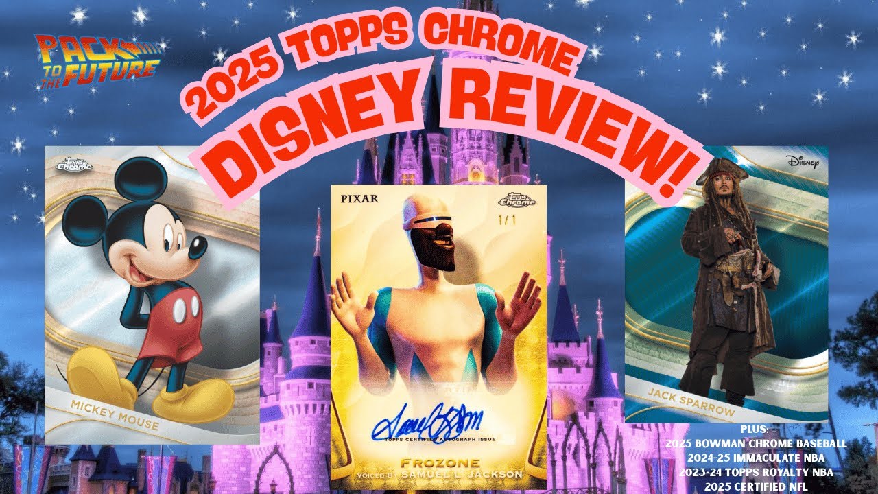 Woman, Where is My Supersuit?  2025 Topps Chrome Disney Review & More