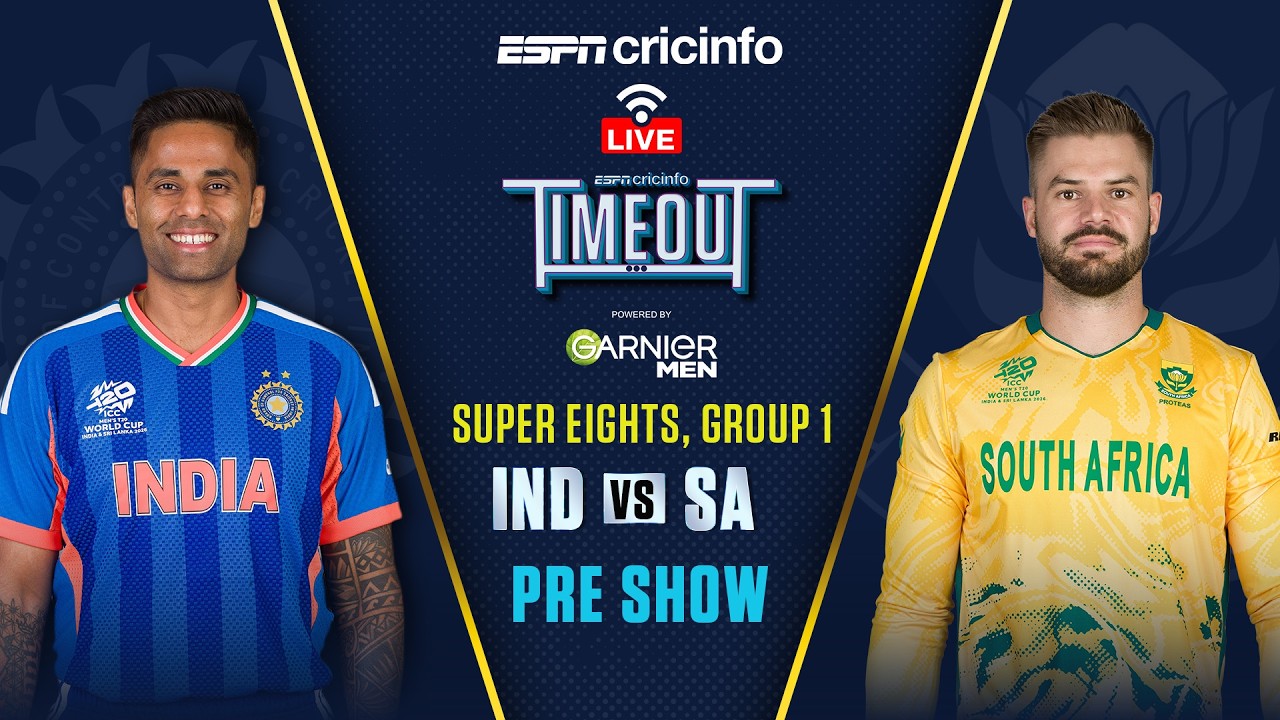 India vs South Africa LIVE Build-Up | T20 World Cup 2026 Super 8s | Blockbuster Loading | IND vs SA