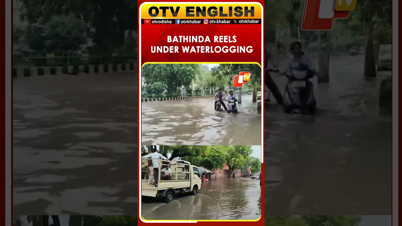 Heavy Rain Triggers Severe Waterlogging In Bathinda Amid Sanitation Workers' Strike | OTV