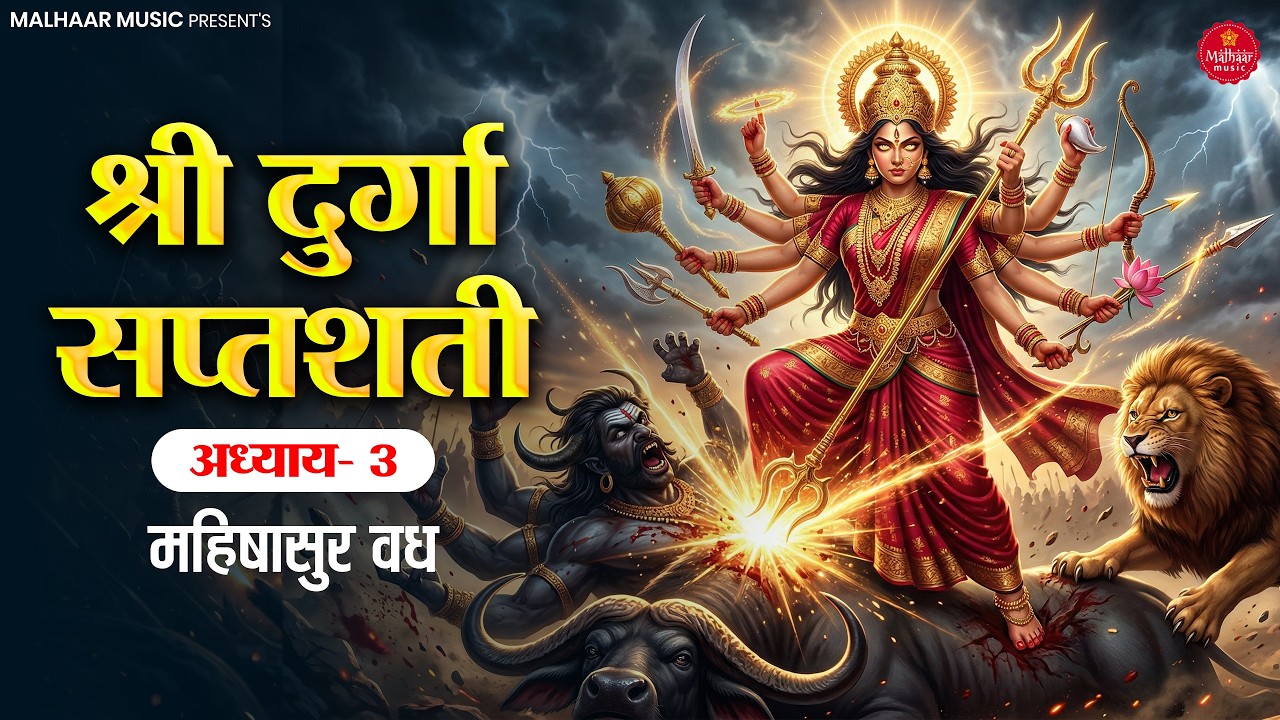 दुर्गा सप्तशती पाठ अध्याय 3 Durga Saptashati Path Chapter 3 | Durga Saptashati Episode 3
