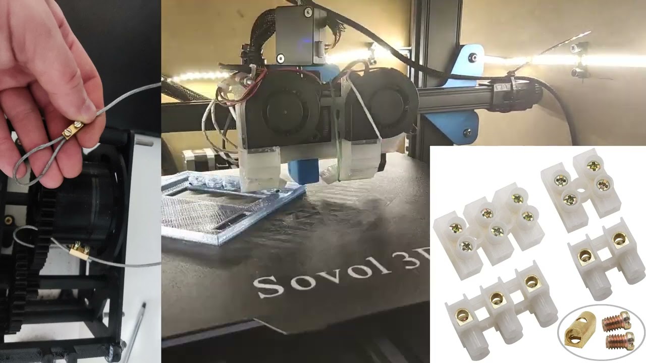 Free filament maker machine part 8 - Tips And Tricks (printing with water bottle)