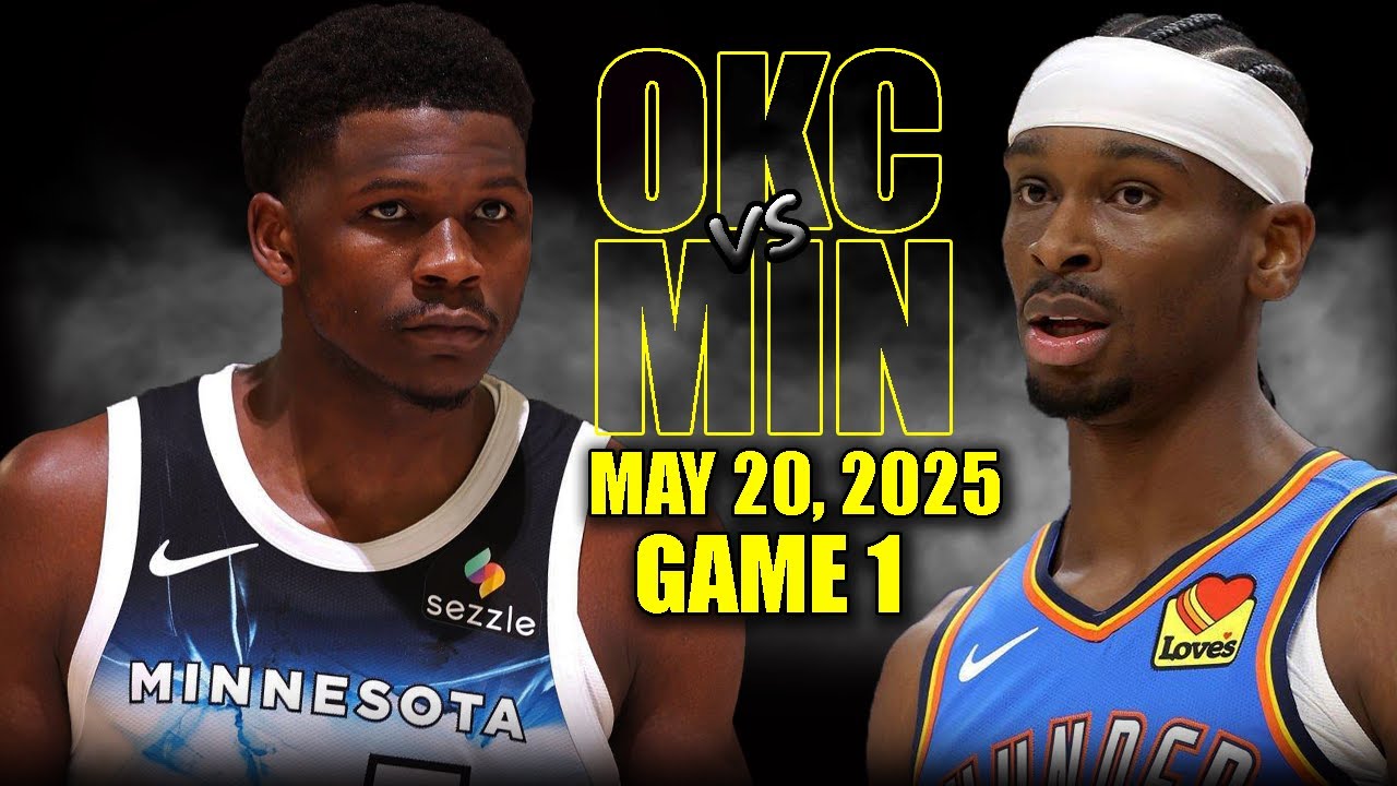 Oklahoma City Thunder vs Minnesota Timberwolves Full Game 1 Highlights - May 20, 2025 | NBA WCF