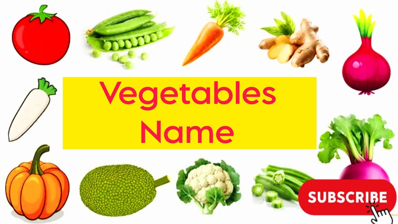 Vegetables Name in English and Hindi | Vegetable Name | सब्जियों के नाम...