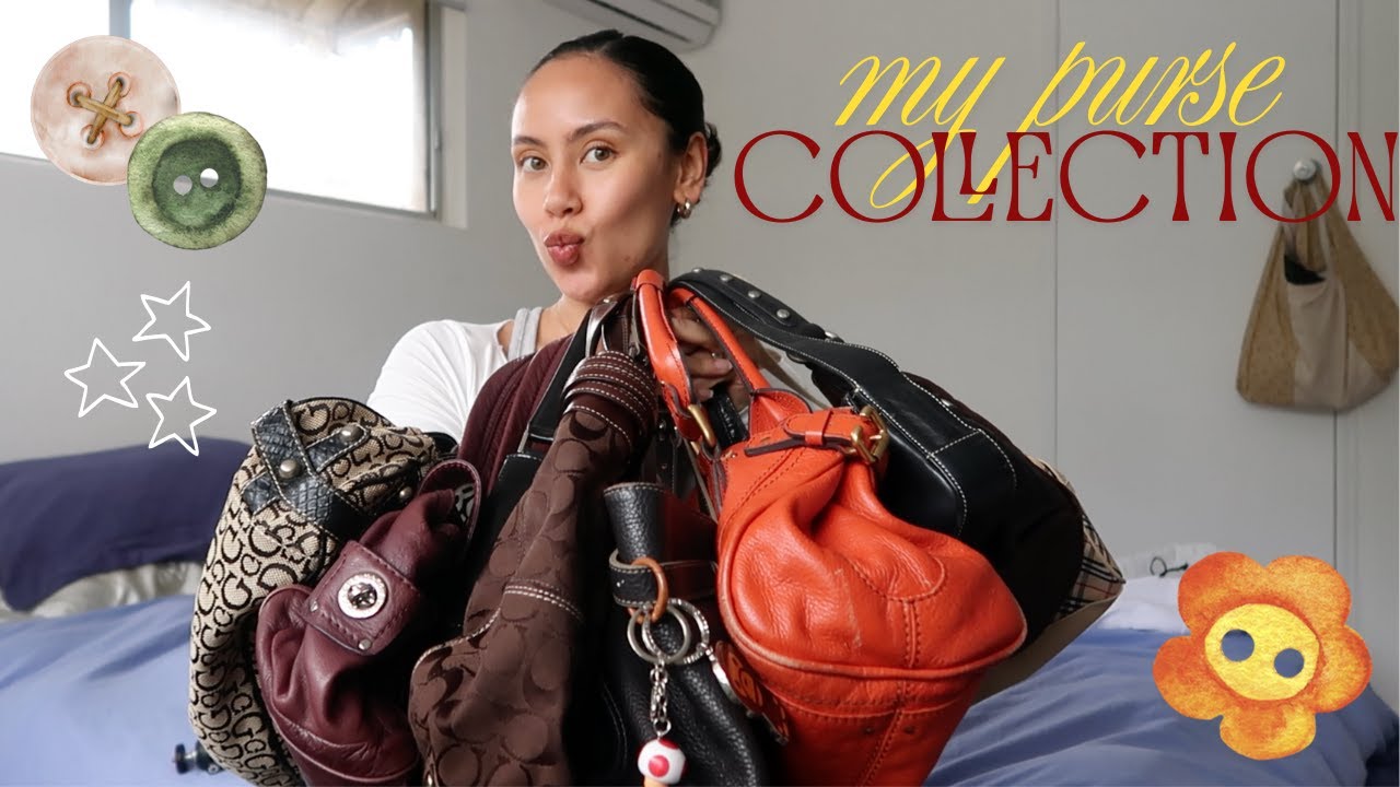 my purse collection !! Chloé, Coach & more