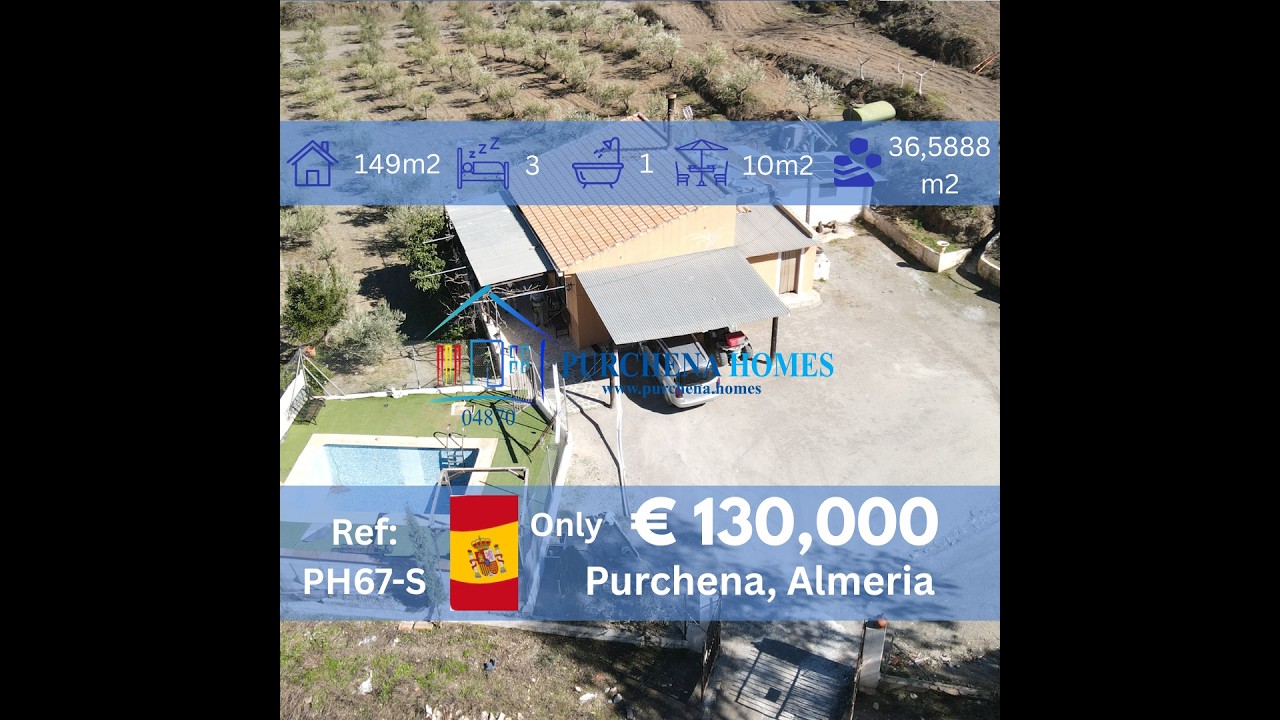 PH67-S   Cortijo & Land, Pool & Stables on Solar.