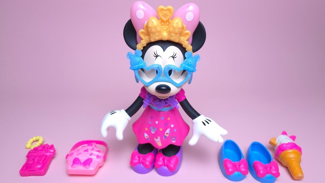 Disney Minnie Mouse Unicorn Costume Dress Up Set Satisfying with Unboxing Compilation Toys ASMR