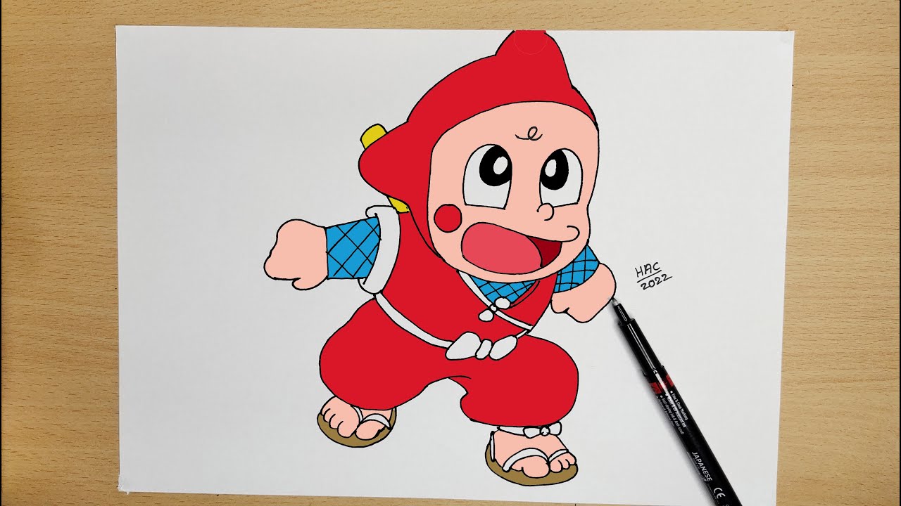 How to draw Shinzo || Easy Drawing || Ninja Hattori