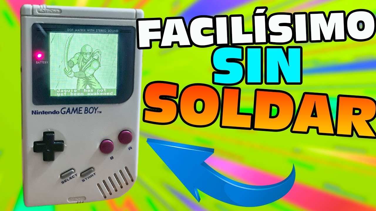 Revive tu GAMEBOY con pantalla IPS V4 🌟El MOD m&aacute;s FACIL del mundo ( Tutorial paso a paso detallado )