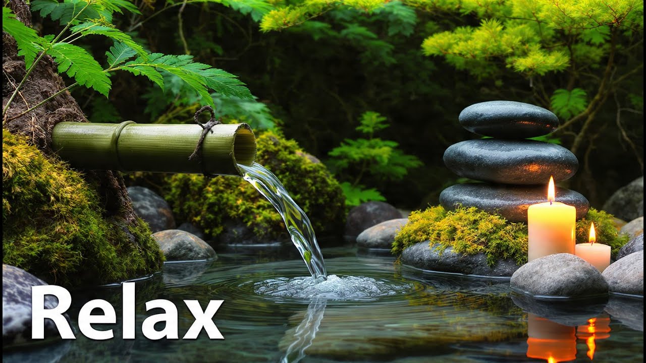 Deep Relaxation and Sleep Music with Flowing Water Sounds | Live Stream