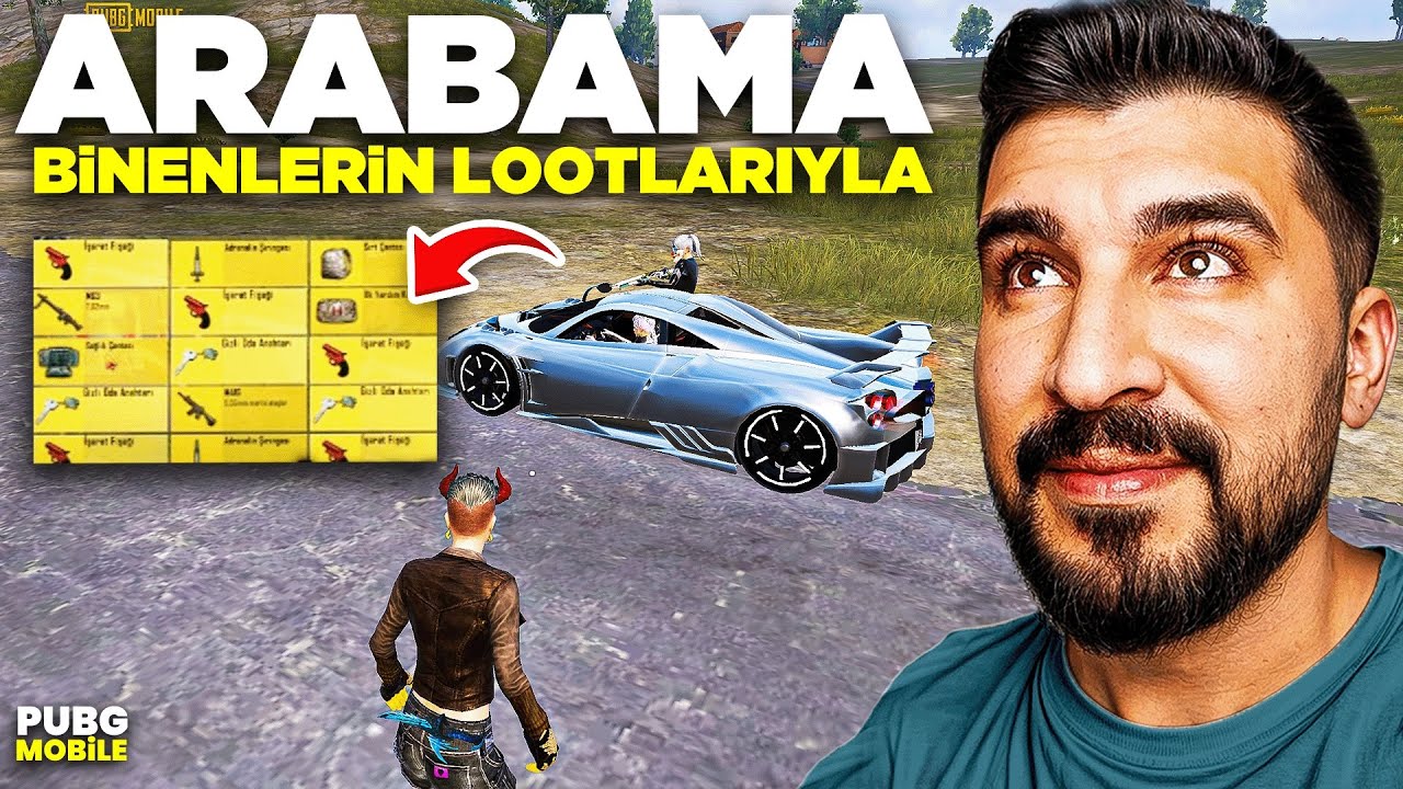 ARABAMA BİNEN ADAMLARIN LOOTLARIYLA WİN ALMAK! - PUBG MOBİLE