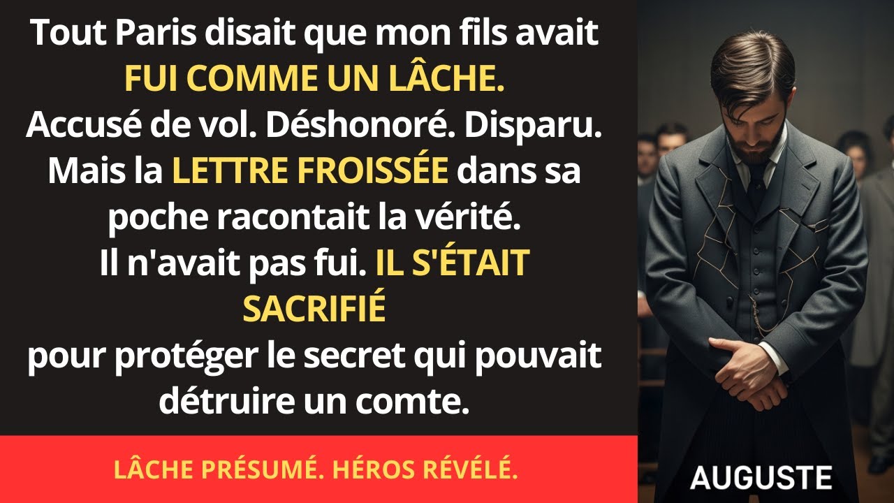 On prétendit que mon fils avait fui — mais la lettre dans sa poche révéla l’impensable