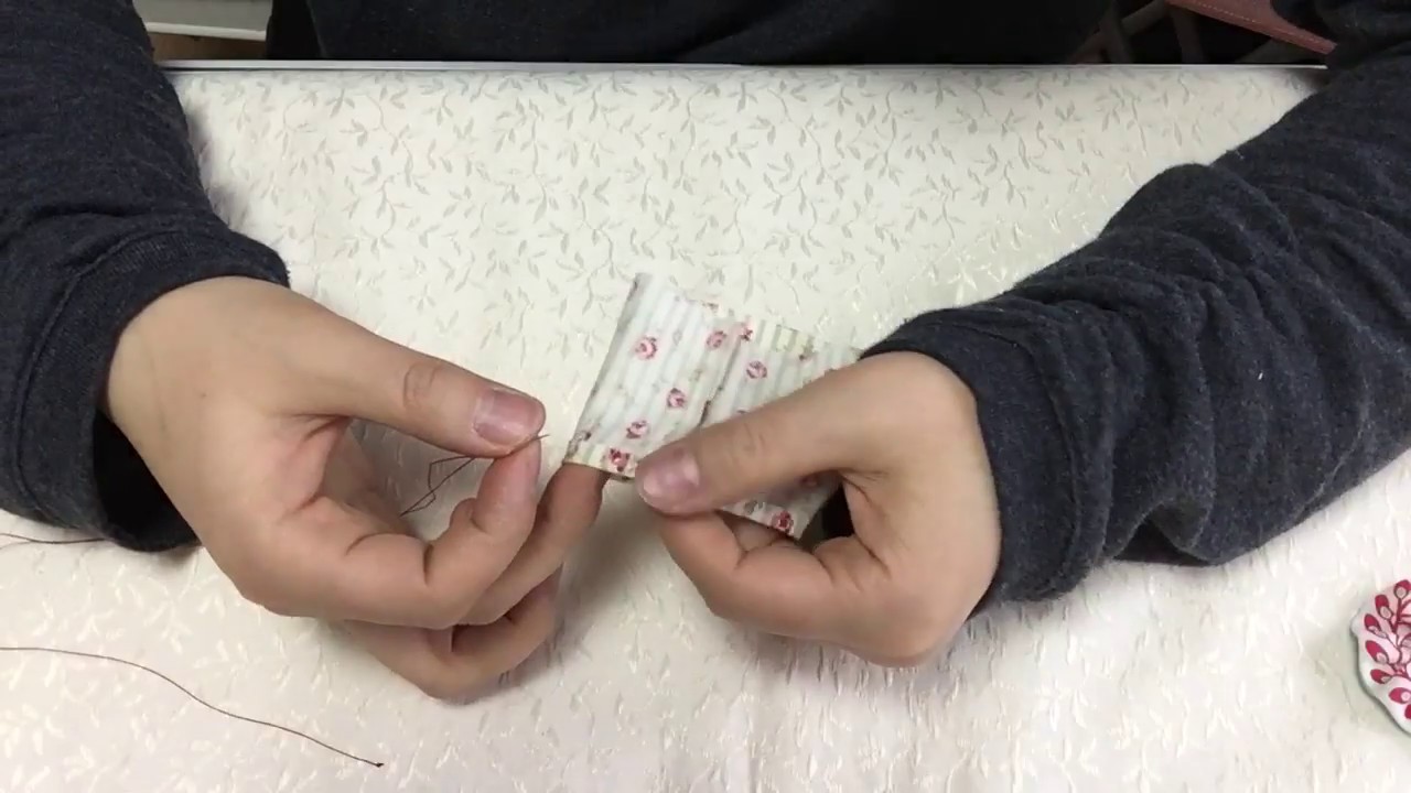 퀼트-양면 요요(yoyo)마스터하기making fabric double yoyo