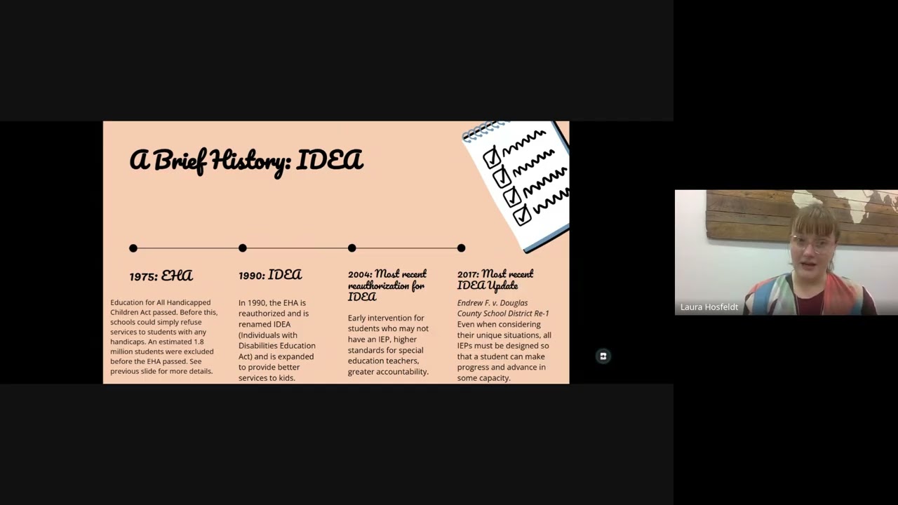 Week 2/12: Lesson 2: IDEA and Educating Differently Abled Students, EDU111-95N DSS at SCC