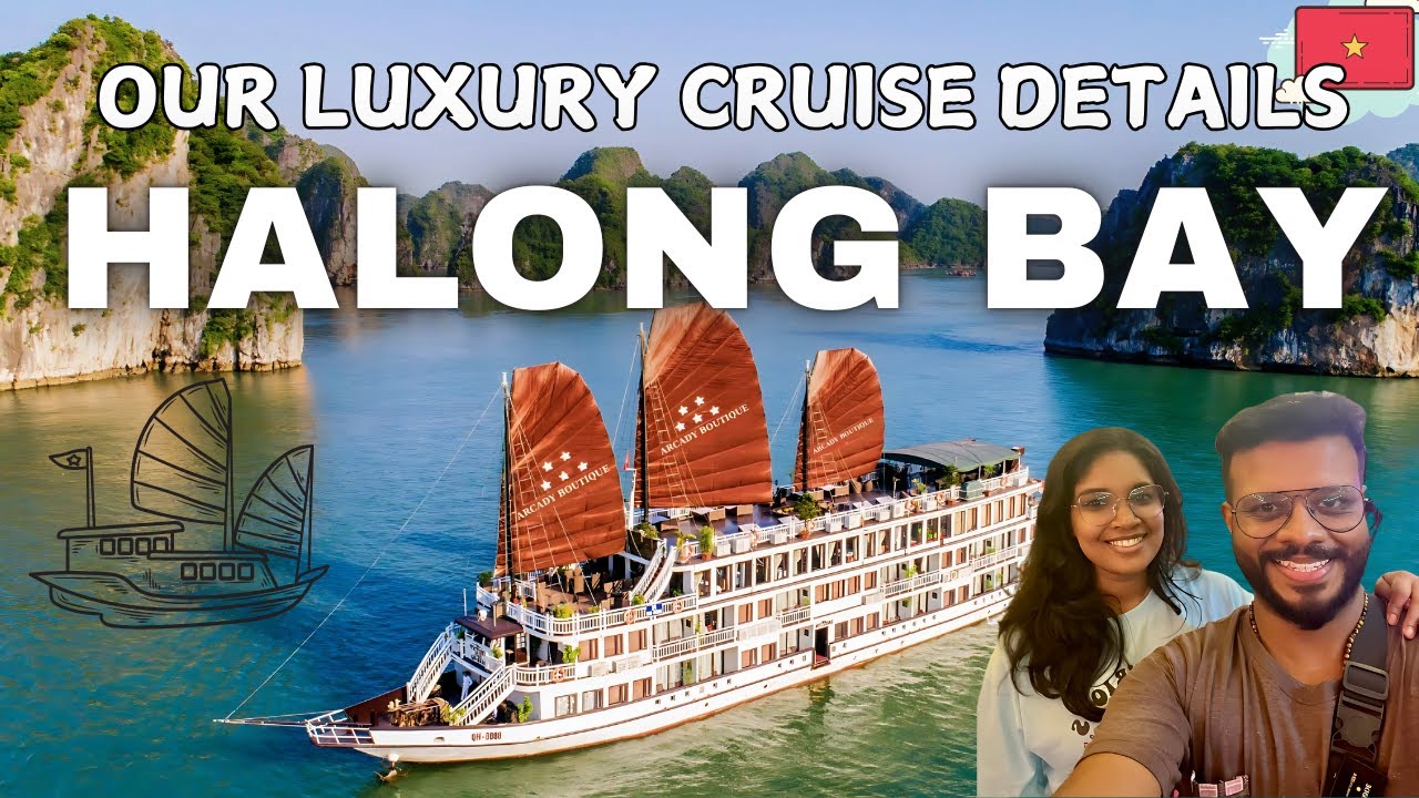 Arcady Boutique Cruise 12,000 INR| Halong Bay Cruise Complete Details |Malayalam Travel Vlog | 🇻🇳#20