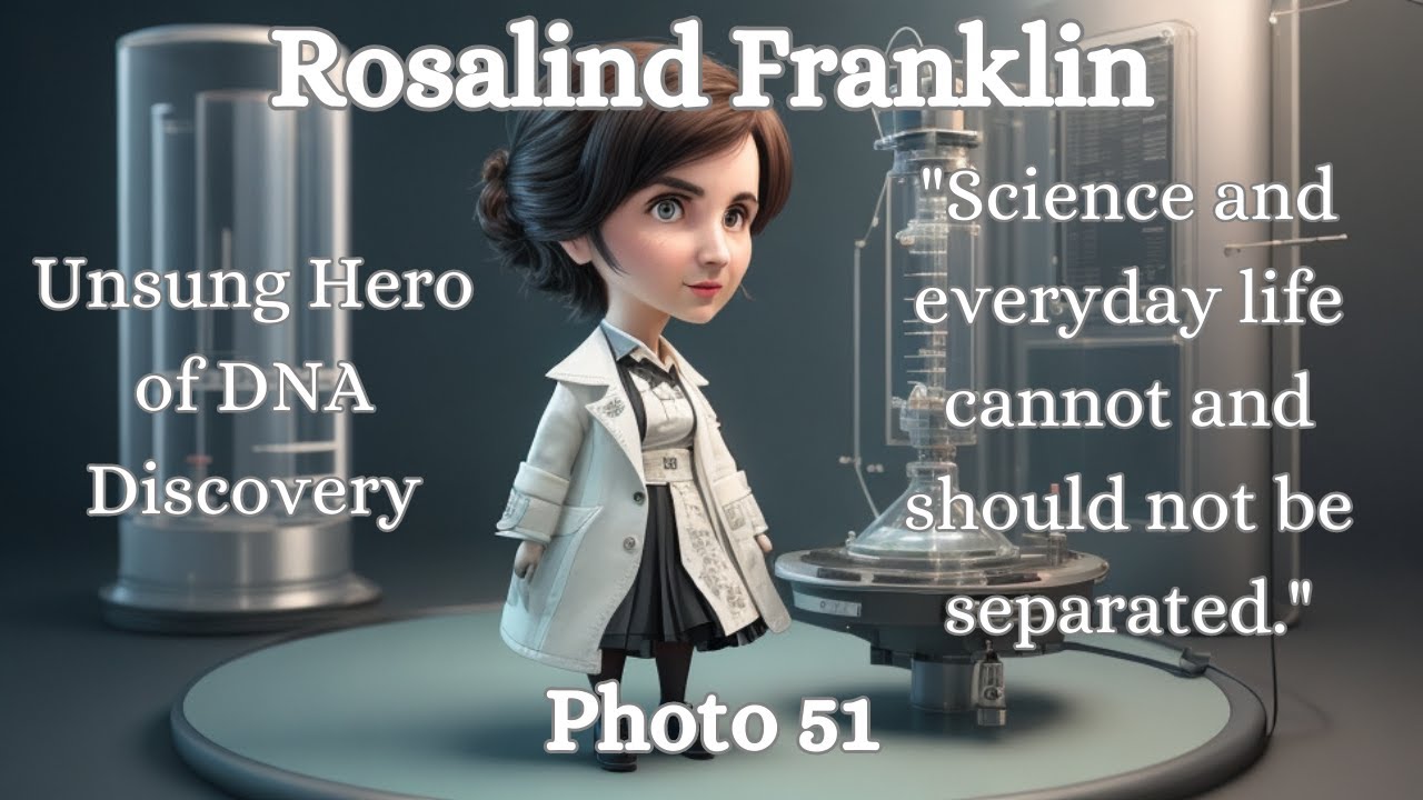 Rosalind Franklin: Pioneering X-ray Crystallography and DNA Discoveries.